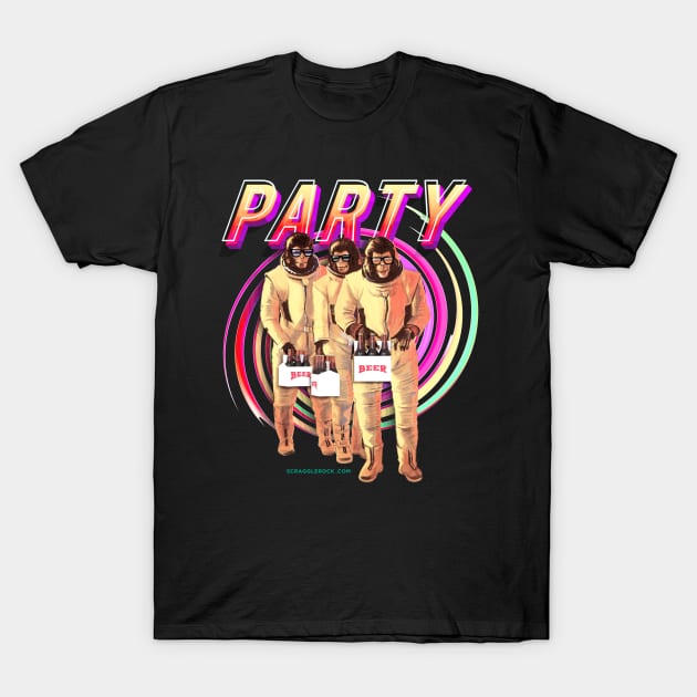 Party of the Apes T-Shirt by scragglerock